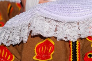 Collerette de gille en dentelle