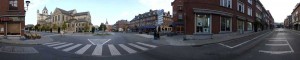 Grand Place de Nivelles et rue de Saintes
