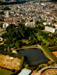 Etang de la dodaine vu du ciel