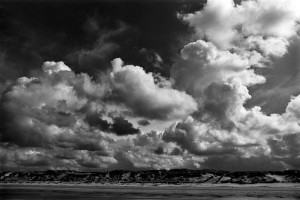 Côte belge en noir et blanc