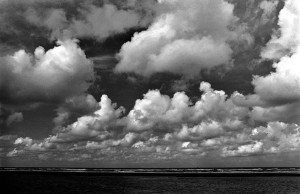 Côte belge en noir et blanc